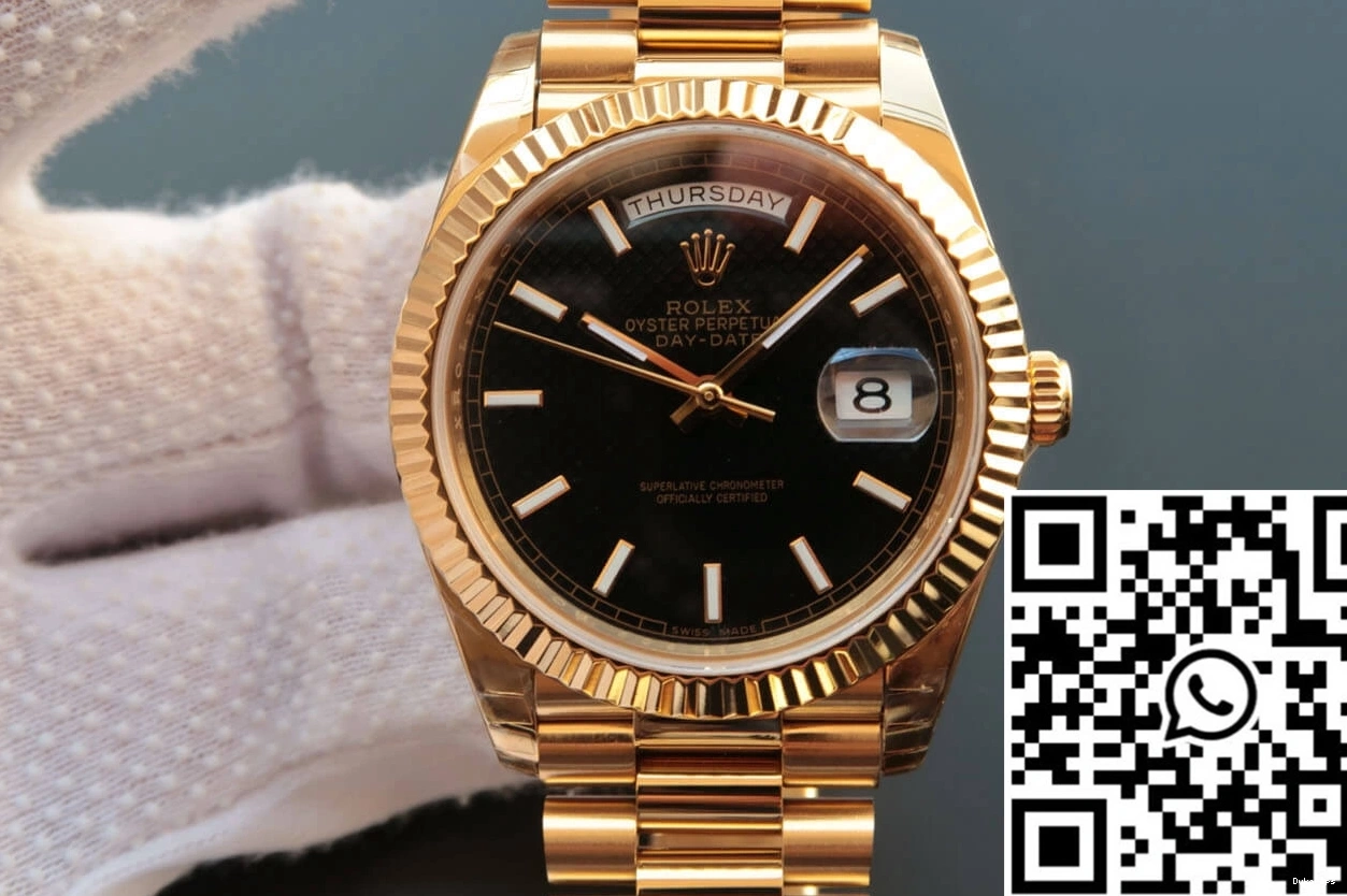 M228238-0004 Date Rolex Gold Day Minimalist 953 Yellow Factory EW 0704